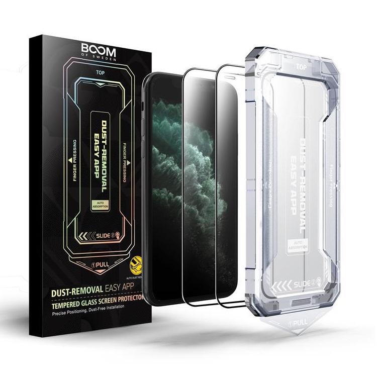 LIVSTIDSGARANTI - BOOM iPhone 11 Pro Max/XS Max Härdat Glas Skärmskydd - 2 Pack | 5468 | AlltMobil
