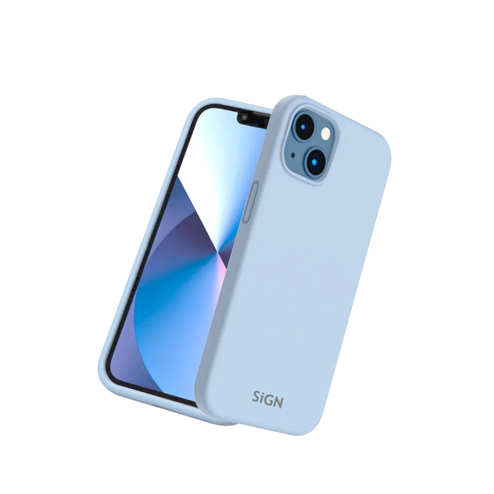 SiGN - SiGN iPhone 14 Plus Skal Liquid Silicone - Safir blå