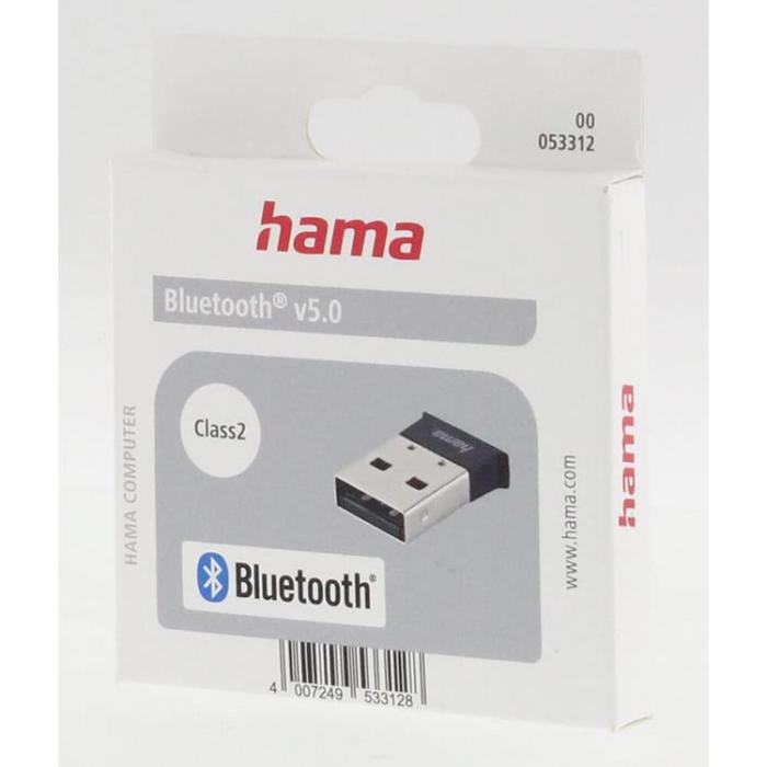 Hama - HAMA Bluetooth USB-adapter Version 5.0 Class 2