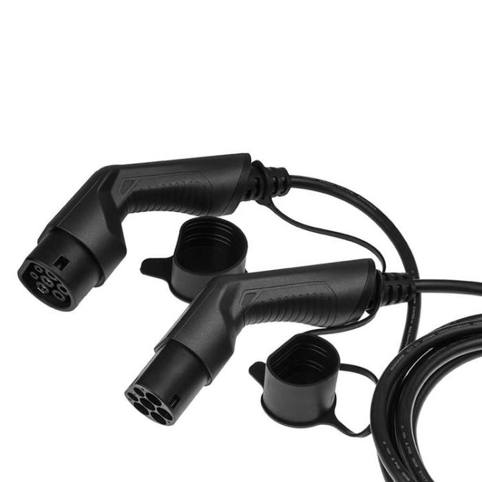 UTGATT1 - GREENCELL Laddkabel Elbil EV12 Typ2 7m 11kW 16A 3-FAS IP55 - Svart