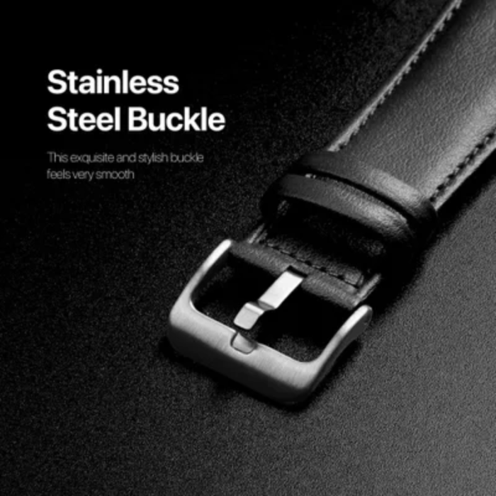 Dux Ducis - Dux Ducis Apple Watch Ultra 42/44/45/49mm Band Läder - Svart