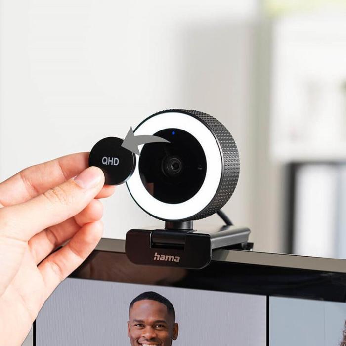 Hama - HAMA Webbkamera C-800 Pro Ring Light