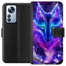 iSecrets - Pl&aring;nboksfodral till Xiaomi 12 Pro med Neon Varg