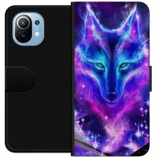 iSecrets - Pl&aring;nboksfodral till Xiaomi Mi 11 med Neon Varg