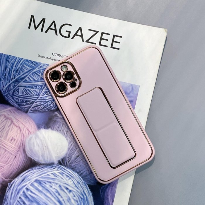 OEM - Galaxy A12 (2020/2021) Skal Kickstand - Rosa