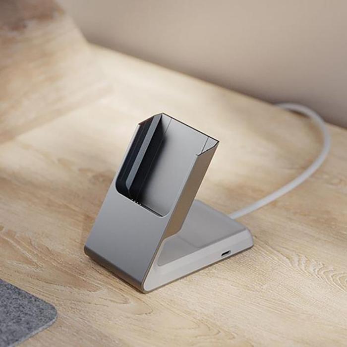 ALOGIC - ALOGIC 2-in-1 Trådlös Laddare MagSafe med Bordsdocka - Vit