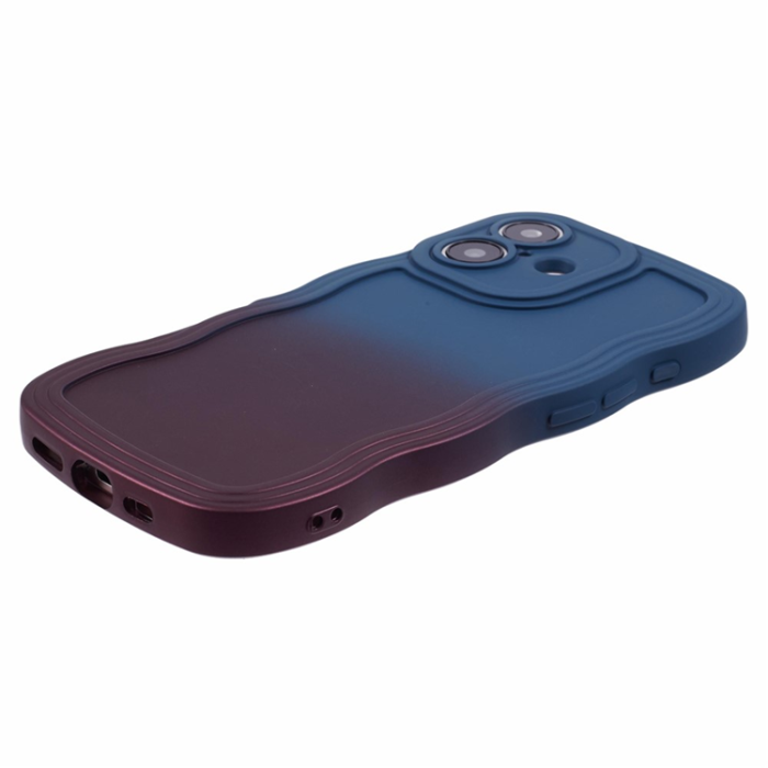 A-One Brand - iPhone 17 Mobiskal Gradient Color TPU - Safir + Mörklila