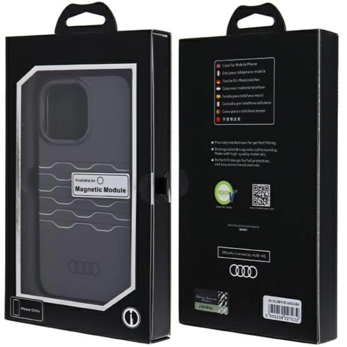 Audi - Audi iPhone 13/13 Pro Mobilskal Magsafe IML - Svart