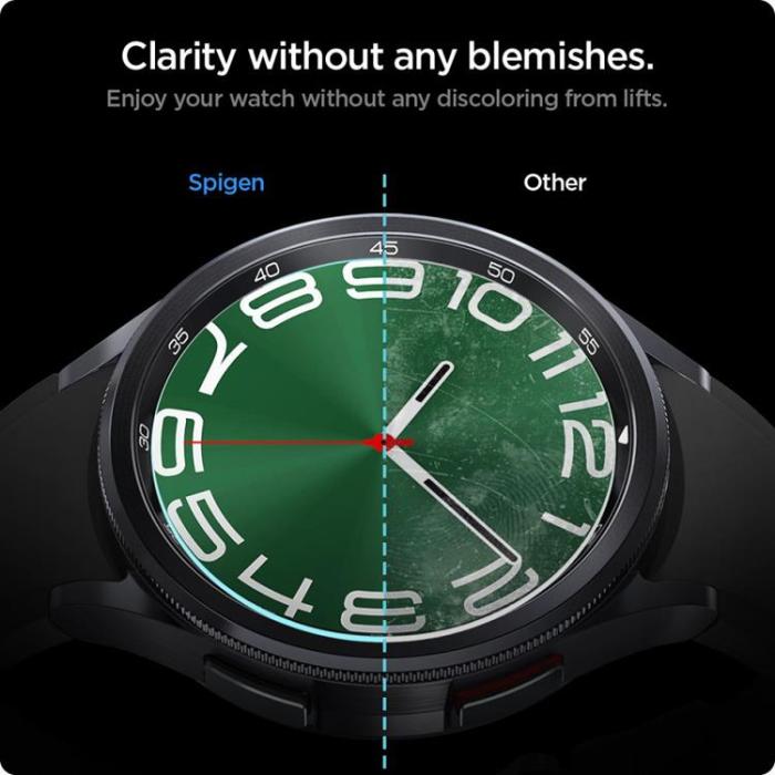 Spigen - Spigen Galaxy Watch 6 (47mm) Classic Härdat Glas Skärmskydd