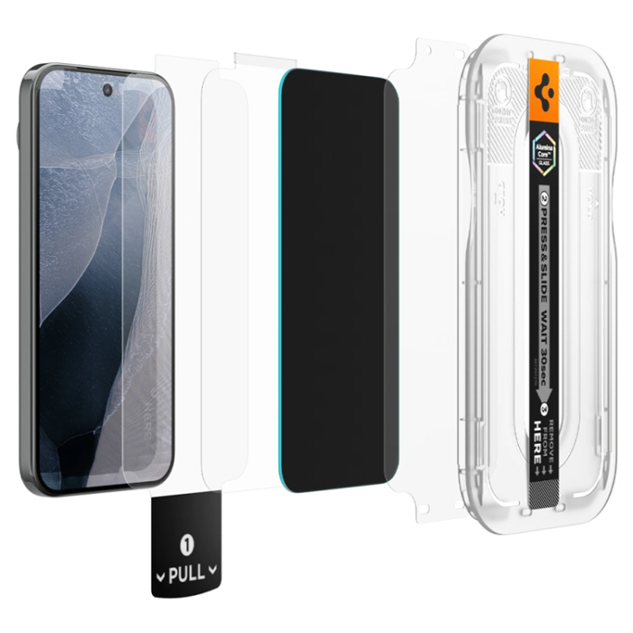 Spigen - [2-Pack] Spigen Google Pixel 10/11 Skärmskydd Härdat Glas Privacy