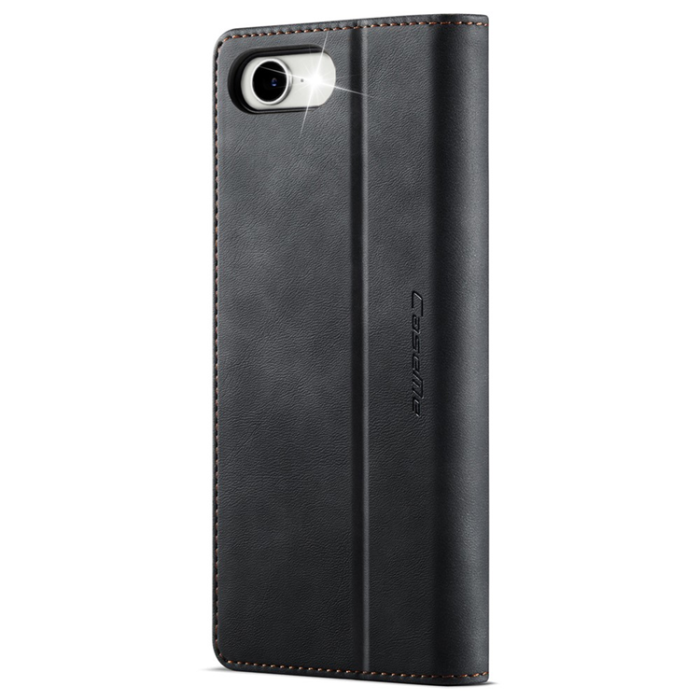 Caseme - Caseme iPhone 16e Plånboksfodral RFID Blocking - Svart