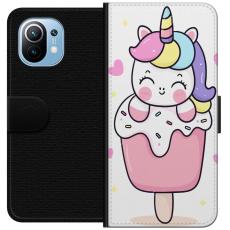 iSecrets - Pl&aring;nboksfodral till Xiaomi Mi 11 med Glad enh&ouml;rning