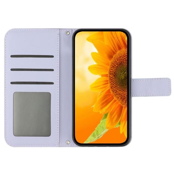 A-One Brand - Sony Xperia 1 VII Plånboksfodral Med Handledsrem - Ljuslila