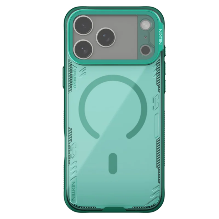 Nillkin - NILLKIN iPhone 17 Pro Max Mobilskal Magsafe Iceblade Prop - Grön
