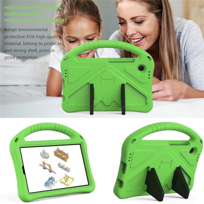 A-One Brand - Galaxy Tab A9 Skal Kickstand Shockproof - Grön