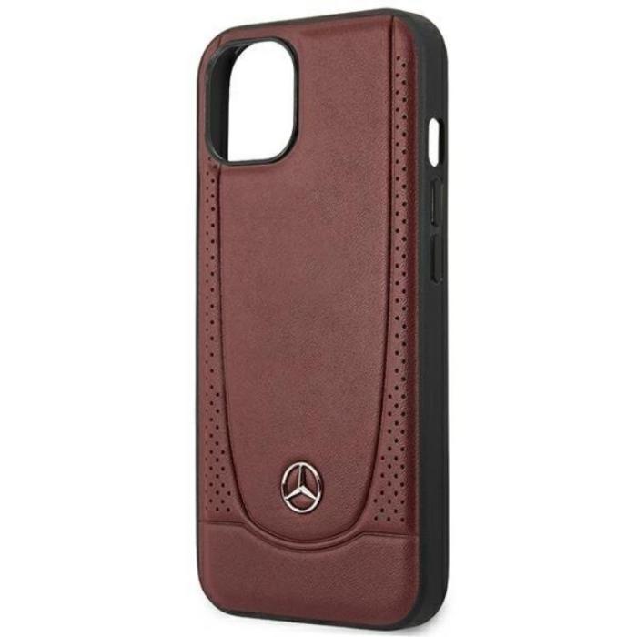 Mercedes - Mercedes iPhone 15 Mobilskal Läder Urban - Röd