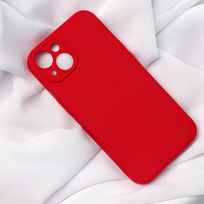 TelForceOne - Silikonskal iPhone 7/8 Plus Rött Skyddande Mobilfodral