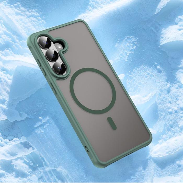 OEM - Mobilskal för Samsung Galaxy S26 Plus Magnetiskt PC + TPU - Grön