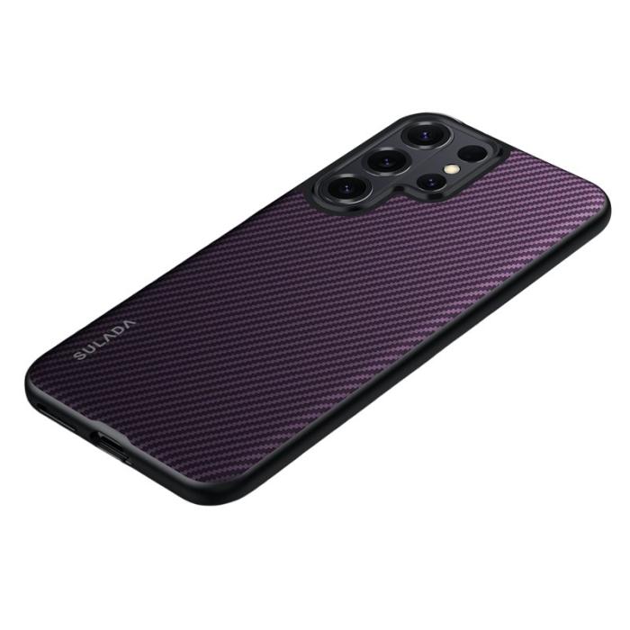 SULADA - Sulada Mobilskal för Samsung Galaxy S26 Ultra Magnetiskt PU + TPU - Lila