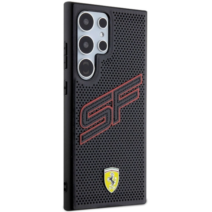 Ferrari - Ferrari Galaxy S24 Ultra Mobilskal Big SF Perforated - Svart
