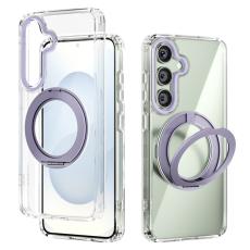 ABEEL - ABEEL Q-LUCK Mobilskal till Samsung Galaxy S25 Shockproof Lila
