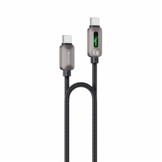Yesido - YESIDO USB-C - USB-C 60W 3A Kabel 1.2m Zinc Allo - Grå