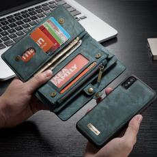 Caseme - CASEME Detachable 2-in-1 KonstL&auml;der Pl&aring;nboksfodral Mobilskal iPhone X - Gr&ouml;n