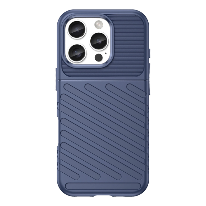 OEM - iPhone 16 Pro Max Mobilskal Silikon Thunder - Blå