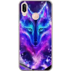 Gustaf - Mobilskal till Huawei P20 lite med Neon Varg