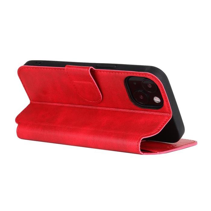 Boom of Sweden - BOOM iPhone 14 Plus Plånboksfodral Calfskin - Röd