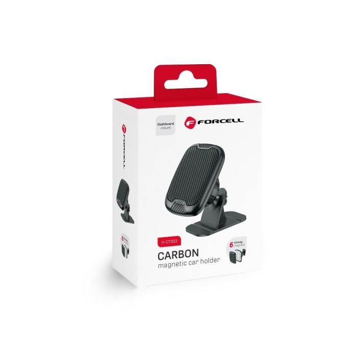 Forcell - Forcell Carbon Magnetisk Desk Mobilhållare till Smartphone