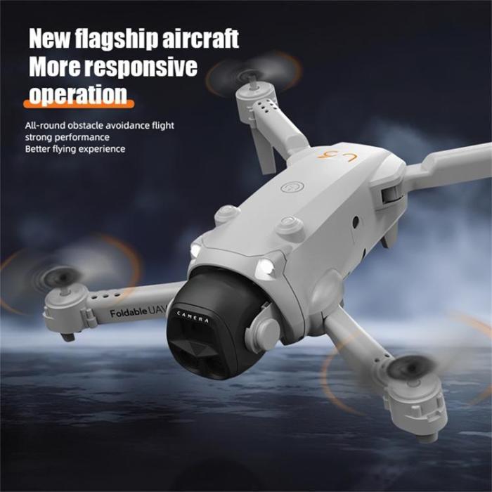 OEM - Fjärrstyrd Hopfällbar Drönare med Dubbelkamera Quadcopter LU36