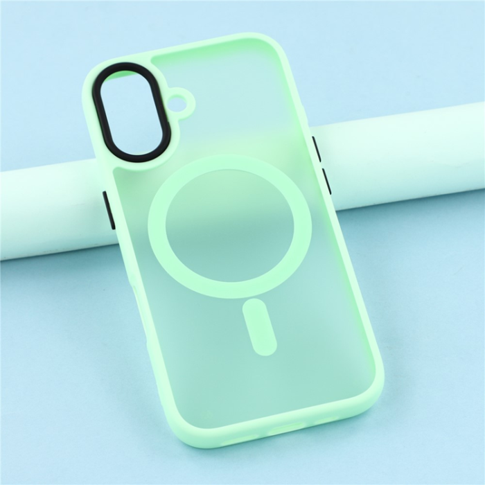 A-One Brand - iPhone 17 Mobilskal MagSafe Skin Touch - Mintgrön