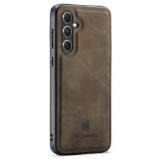 DG.MING - DG.MING Mobilskal till Samsung Galaxy S24 FE PU L&auml;der Hybrid - Brun