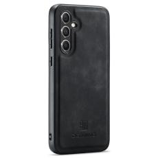 DG.MING - DG.MING Mobilskal till Samsung Galaxy S24 FE PU L&auml;der Hybrid Svart