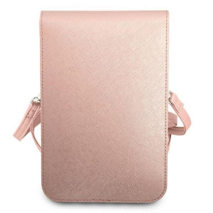 Guess - Guess Halsbandsfodral Saffiano Triangle - Rosa