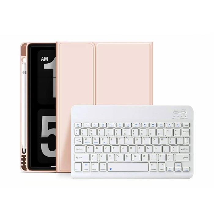 Tech-Protect - Tech-Protect iPad (2022) Fodral med Tangentbord + SC PEN - Rosa