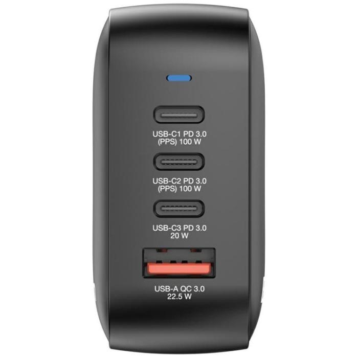 Verbatim - Verbatim Snabbladdare 100W PD 3xUSB-C QC 1xUSB-A GaN Mini - Svart