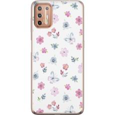 iSecrets - Mobilskal till Motorola Moto G9 Plus med Blommor och fjärillar