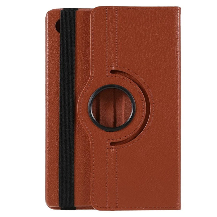 A-One Brand - Galaxy Tab A9 Plus Fodral Rotating Stand PU - Brun