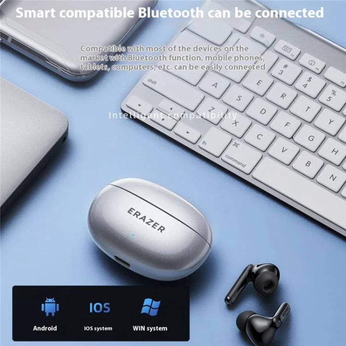 Lenovo - Lenovo TWS In-Ear Bluetooth Hörlurar Erazer - Vit