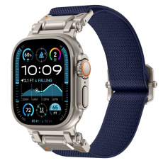 A-One Brand - Apple Watch 42/44/45/46/49mm Armband Nylon - Blå