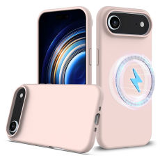 A-One Brand - iPhone 17 Air Mobilskal MagSafe Silikon Anti-Drop - Rosa
