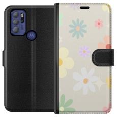 iSecrets - Plånboksfodral till Motorola Moto G60S med fejdande blommor