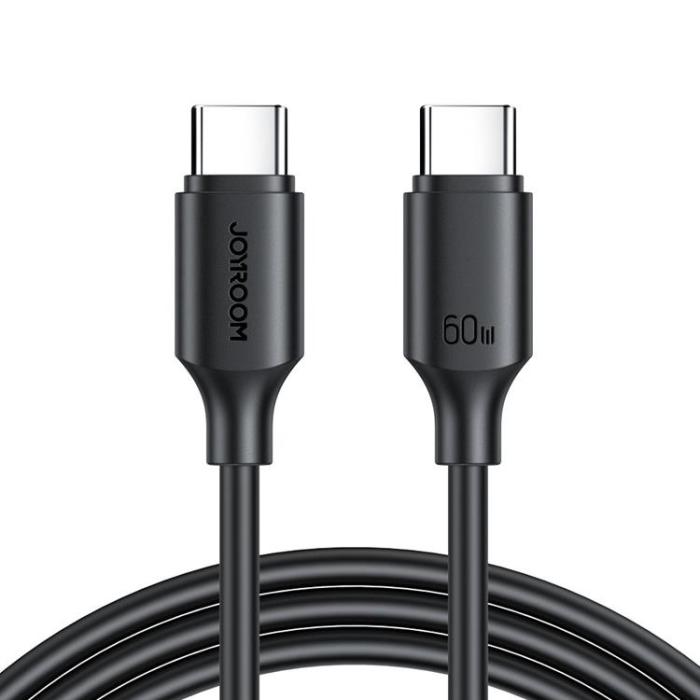 Joyroom - Joyroom USB-C till USB-C kabel 60W 1m - Svart