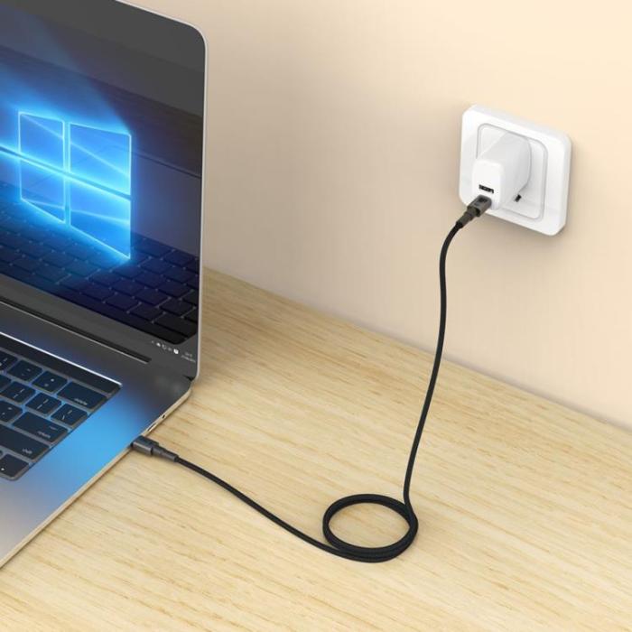 Tech-Protect - Tech-Protect USB-C Till USB-C kabel Ultraboost 25CM 15W - Grå