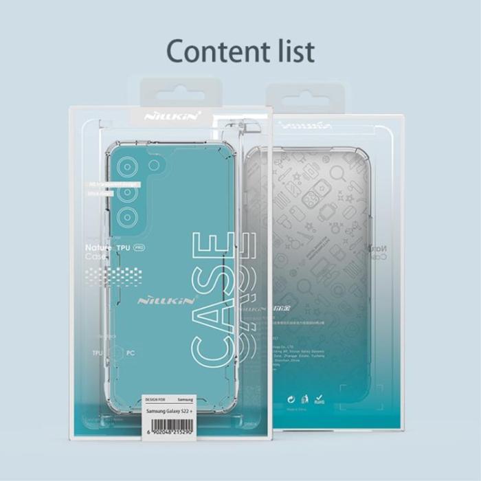 Nillkin - Nillkin Nature Skal Galaxy S22 Plus 5G - Transparent