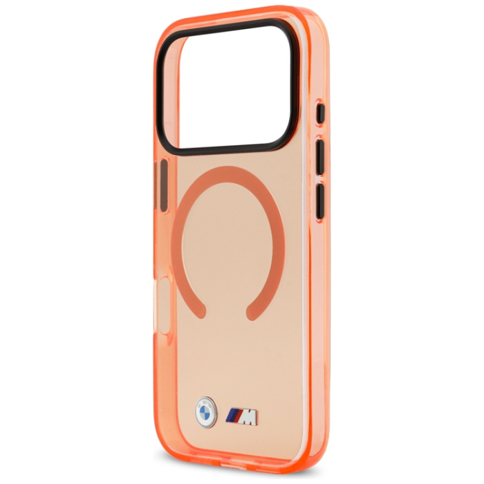 BMW - BMW Mobilskal iPhone 17 Pro Max Magsafe M IML Metal Logos - Orange