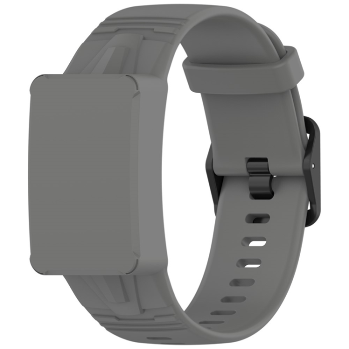 A-One Brand - Whoop 4.0 Armband Silikon med Protective Skal - Mörkgrå