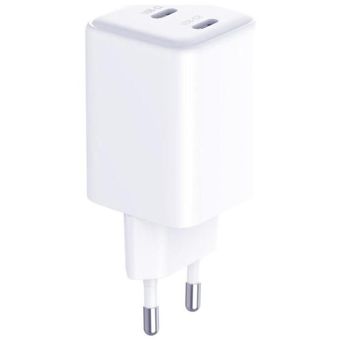 3MK - 3MK Snabbladdare 45W 2xUSB-C QC4+ PPS 2C Super Fast - Vit